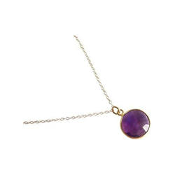 Donna - Collana - Argento - 925 Sterling Argento - Placcato Oro 18k - Ametista - Viola - Candy - 45 Cm características