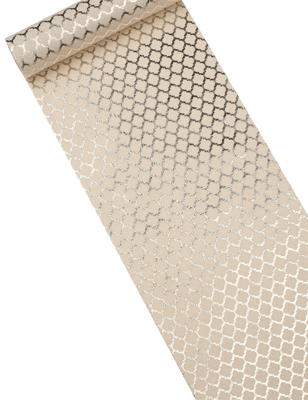 Runner a nido d'ape color oro 28 cm per 5 m