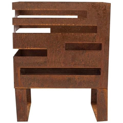 Braciere Madison Colore Ruggine In Acciaio