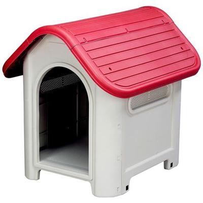 Cuccia Per Cani Gardiun Kira Resina 75x59x66 Cm Beige / rosso