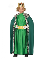 Costume re magio verde bambino características