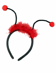 Cerchietto da coccinella rosso e nero precio
