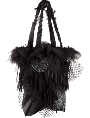 Borsa nera ragno Halloween