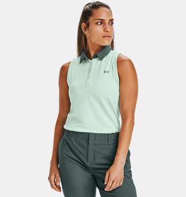 Polo senza maniche UA Zinger da donna