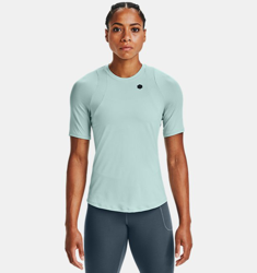 Maglia a manica corta UA RUSH da donna en oferta