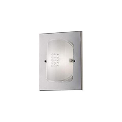 Inspired Diyas - Starlis - Applique Filo Muro Switched 1 Luce Cromo Lucido, Vetro, Cristallo en oferta