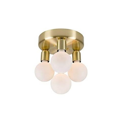 Belid Regal - Plafoniera Globo Filo 4 Luci Ottone Laccato, E27