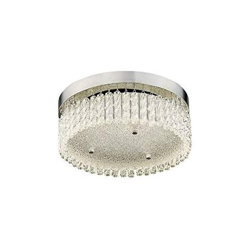 Inspired Diyas - Aiden - Soffitto Filo Tondo Piccolo 18w 1600lm Led 4200k Cromo Lucido, Cristallo características