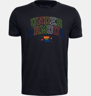 T-shirt UA Multicolor Wordmark da ragazzo