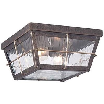 Elstead Cortland - Montaggio A Filo Per Esterni A 2 Luci - Finitura Bronzo Imperiale, E27