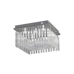 Inspired Diyas - Capella - Filo A Soffitto A 6 Luci Cromo Lucido, Vetro características
