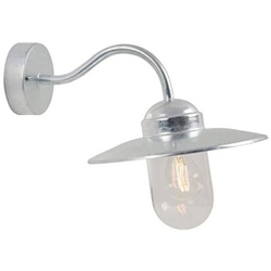Lampada Da Parete Nordlux Zincato 1 X E27 60w, Ip54, Altezza: 25,5 Centimetri 22.671.031 en oferta