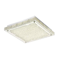 Inspired Diyas - Amelia - Filo Soffitto 21w 2100lm Led 4000k Acciaio Inossidabile, Cristallo precio
