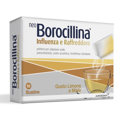 NeoBorocillina Influenza e Raffreddore 10 Bustine