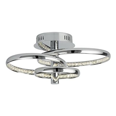 Anelli Tre Light Chrome Led Semi Montaggio A Filo - Searchlight 3133-3cc