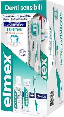SPECIAL PACK ELMEX SENSITIVE COLLUTORIO 400 ML + SPAZZOLINO