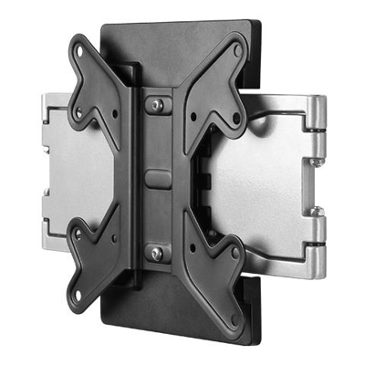 TV EasyFold M, 200 x 200 mm, Nero, Argento, -15 - 15°, -50 - 50°, M, Scatola