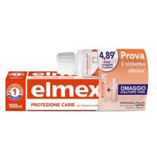 ELMEX CARIE SPECIAL PACK 1 DENTIFRICIO ELMEX CARIE 100 ML + 1 COLLUTORIO ELMEX CARIE 100 ML IN OMAGGIO