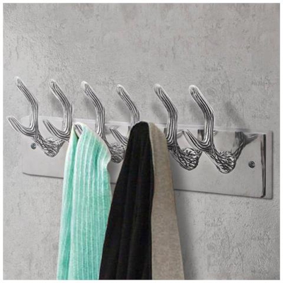Ganci Appendiabiti 4 Pz Argento In Alluminio
