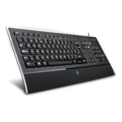 Tastiera K740, USB, QWERTY, PC / server Colore Nero en oferta