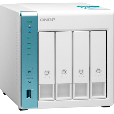 TS-431K server NAS e di archiviazione Alpine AL-214 Collegamento ethernet LAN Tower Bianco