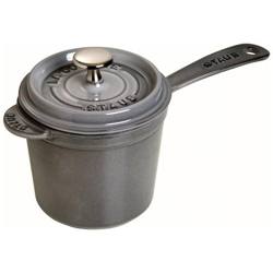 Salsiera in Ghisa con Coperchio Diametro 14 cm Capacità 1.2 lt Colore Grigio Grafite - Linea La Cocotte precio