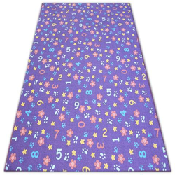 Tappeto Per Bambini Numbers Viola Cifre, Alfabeto, Numeri Toni Viola 300x350 Cm en oferta