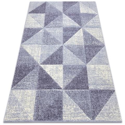 Tappeto Feel 5672/17944 Triangoli Beige / violet Toni Viola 180x270 Cm