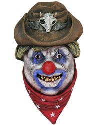 Maschera clown cowboy adulti Halloween precio
