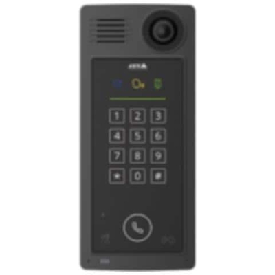 A8207-VE MkII Network Video Door Station - Telecamera di sorveglianza connessa in rete - colore (Giorno e notte) - 6 MP - 3072 x 2048 - iride fissa - focale fisso - audio - LAN 10/100 - MPEG-4, MJPEG, H. 264, AVC - CC 8 - 28 V / PoE+