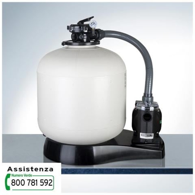 Filtro A Sabbia Con Prefiltro, Ø 600 Mm, Valvola 6 Posizioni