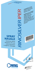 RINOSILVER SOLUZIONE SALINA IPERTONICA 3% CON ACIDO IALURONICO E ARGENTO COLLOIDALE SPRAY NASALE 20 ML precio