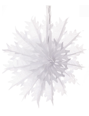 Decorazione da appendere fiocchi di neve