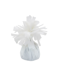 6 Pesetti per palloncino bianchi con frange precio