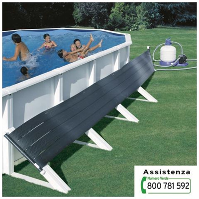 Pannello Solare Riscaldatore Per Piscina, +6°C, Polietilene
