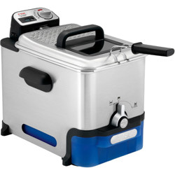 Oleoclean Pro Inox & Design FR8040 3,5 L Singolo Nero, Acciaio inossidabile 2300 W, Friggitrice en oferta