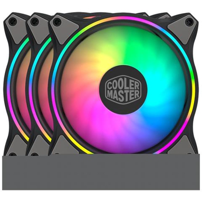 Ventole PC MasterFan MF120 Halo 3in1 Diametro 12 cm Colore d'illuminazione Multi