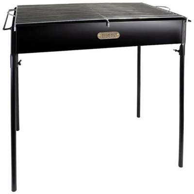 Barbecue A Carbone Con Gambe Nero (80 X 42 Cm) S2201443