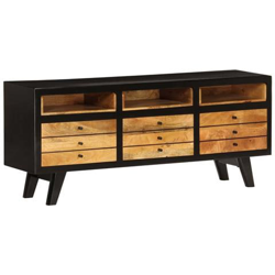 Mobile Porta Tv In Legno Massello Di Mango 120x30x50 Cm precio