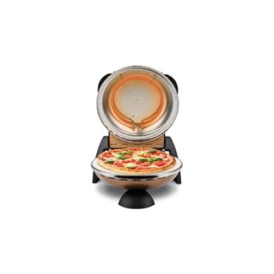 Delizia macchina e forno per pizza 1 pizza (e) Nero, Bronzo 1200 W