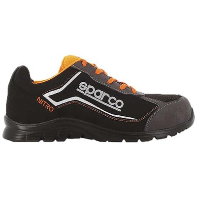 Sparco Nitro S3 Scarpe Antinfortunistiche Resistenti Allo Scivolamento Nero E Grigio (45)