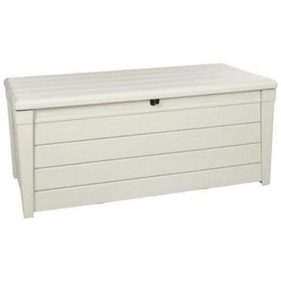 Cassapanca Baule Resina Keter Pool Box 150g Effetto Legno Cm 155x72,4x64,4 550lt