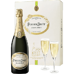 CHAMPAGNE PERRIER JOUËT - GRAND BRUT - COFANETTO 2 FLUTE precio