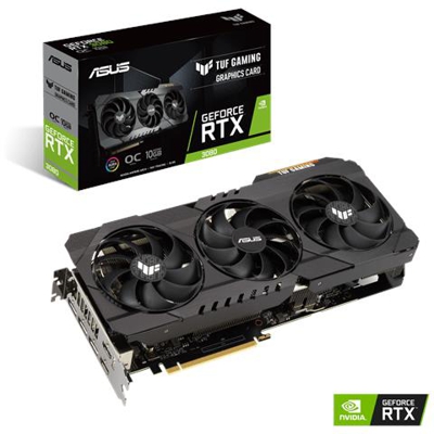 GeForce RTX 3080 10 GB GDDR6X Pci-E 3 x DisplayPort / 2 x HDMI Tuf Gaming