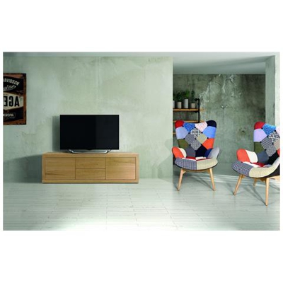 Porta Tv 170x45 H. 50 Effetto Frassinato Naturale