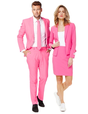 Costume coppia Opposuits™ rosa