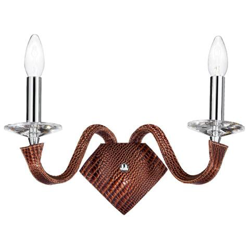 I-OTHELLO / AP2 - Applique dalla linea semplice con due bracci e critsallo incastonato 40 watt E14 precio