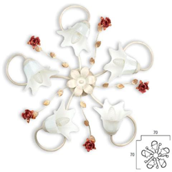 Lampada da parete applique moderno classico cm 70x70 en oferta