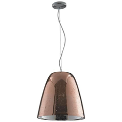 Sospensione Metallo Vetro Galvanico Cromo Bronzo Lampadario Moderno E27 Ambiente I-ares-s1 características