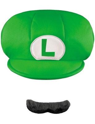 Cappello e baffi Luigi™ bambino